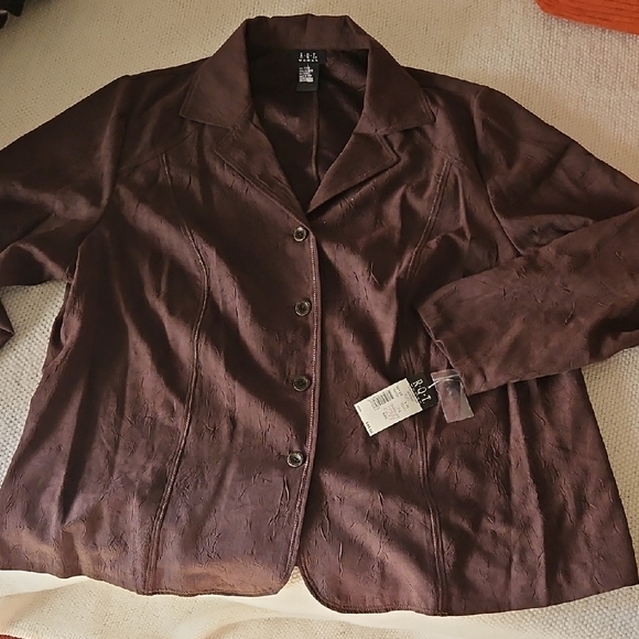 Jackets & Blazers - Elegant Brown Blazer for Women